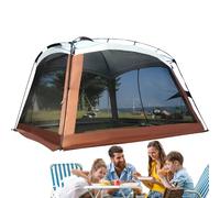 Tienda de malla para exteriores - Refugio portátil con pantalla y techo, tienda de campaña de malla, para pícnic, jardín, senderismo, viajes por carretera y viajes a la playa