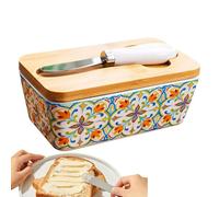 Tienda de mantequilla hermética con tapa para una barra de de una | Mantequera de porcelana con tapa y cuchillo para , Mantequera para mantequilla y untable, Diseño