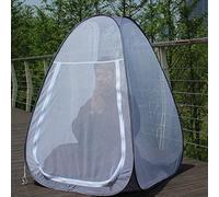 Tienda de meditación budista con mosquitera individual, refugio de pie, malla de campamento plegable rápido para yoga, meditación, configuración instantánea con espacio extendido para las piernas