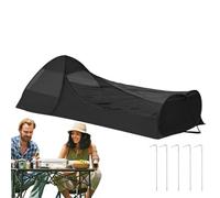 Tienda de pantalla de apertura instantánea, tienda de pantalla instantánea para acampar - Saco de dormir neto tienda doble cama con cremallera, gran refugio de espacio transpirable, equipo de camping