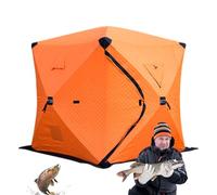 Tienda De Pesca De Hielo,Serie Impermeable Caliente Portátil Resistente Al Viento - Cabaña De Pesca En Hielo,para Actividades Náuticas Camping Playa Lago Río Estanque Frente al Mar Pontón