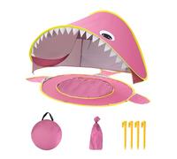 Tienda de playa para, Tienda al aire libre para,Cartoon Beach Play Tent - Protección UV impermeable con una pequeña piscina integrada, refugio solar portátil plegable para la pesca de camping en