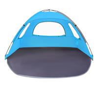 Tienda de playa WhiteFang, port til, anti-UV, para 3 personas, con suelo extensible, 3 ventanas de malla de ventilaci n, bolsa de transporte, est