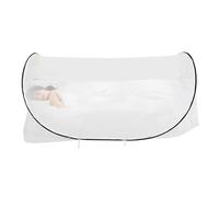 Tienda de red de mosca ajustable - pantalla grande plegable, malla fina y transpirable | Cubierta protectora de la cama para un flujo de aire mejorado Environmeble para bebé para bebé viaje de camping