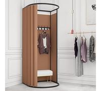 Tienda de ropa portátil, vestuario, cabina de privacidad para tiendas minoristas, vestidor móvil para boutiques de moda, taquilla para centros comerciales y oficinas (color: )