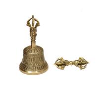 Tienda Dharma - Bell de meditacin budista tibetana y set de Dorje