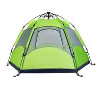 Tienda emergente 3-4 Carpa de Senderismo, Carpa hidráulica de Dos Puertas de Dos pueblos, Carpa de mochilero a Prueba de Viento Impermeable, Actividades Familiares al Aire Libre