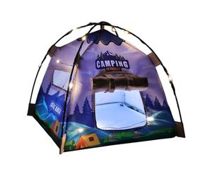 Tienda en miniatura - Tienda de campaña, espaciosa casa para niños, tiendas de campaña realistas con, para muñecas para niños y niñas, hacer juego en casa al aire libre, ya