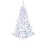 TIENDA EURASIA® Arbol de Navidad - Arbol Navidad de Plastico Color Blanco - Altura 180 cm - Arboles de Navidad Frondosos (180 cm, Blanco)