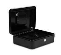 TIENDA EURASIA - Caja Caudales | Cerradura con 2 Llaves | Acero Aleado | Caja de Seguridad para Billetes y Monedas | Bandeja Interior Extraible | Ranura y Bandeja para Monedas | Caja Fuerte (L)