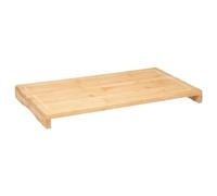 TIENDA EURASIA - Cubre Vitrocerámica | Tabla de Cortar de Cocina de Bambú Multiusos | Función de Protector de Vitrocerámica | 2 Medidas Disponibles | (Pequeño - 52 x 28 x 4,5 cm)