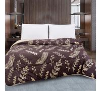 TIENDA EURASIA - Edredón Nórdico Reversible | Estampado Bicolor | 100% Relleno de Fibra Siliconada | Tacto Suave y Confortable de Microfibra 300g/m2 | Diseño Reversible (Estampado 10, Cama 150/180)