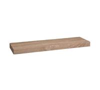 TIENDA EURASIA - Estantes de Pared Flotantes | Material MDF | Carga Máxima 5 Kg | Forma Cuadrada o Rectangular | Baldas Pared (Natural, 60 x 23.5 x 3.8 cm)