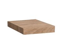 TIENDA EURASIA - Estantes de Pared Flotantes | Material MDF | Carga Máxima 5 Kg | Forma Cuadrada o Rectangular | Baldas Pared (Natural, 23.5 x 23.5 x 3.8 cm)