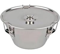 TIENDA EURASIA - Flaneras con Tapa, Flanera Inoxidable con Tapa, Molde con Cierre, Flanera Antiadherente Apta para Lavavajillas, Molde resistente al Horno, Flanero Acero Inoxidable (ø16 x ø8 x 9 cm)