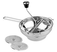 TIENDA EURASIA - Pasapures manual, Pasapures Acero Inoxidable y Manivela, Menaje de Cocina Básico