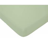 TIENDA EURASIA® Sabanas Bajeras Ajustables - Sabana Bajera 50% Algodon 50% Poliester - Colores Lisos - Tacto Suave (Verde - C6, Cama 105-105x200+30cm)