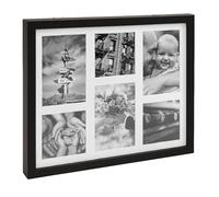 TIENDA EURASIA - Tapa Contador Luz | Cuadrado | Diseño Multifotos | Material Plástico | Medidas 38 x 7 x 32 cm | Abatible (Negro)