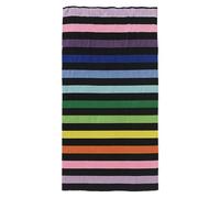 TIENDA EURASIA - Toallas de Playa | 70% Algodón y 30% Poliéster | Medidas 80x160 cm | Estampados | Lavado a Máquina en Frío y Secadora Temperatura Baja | No Planchar | Múltiples Usos (Rayas a Color)