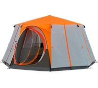 Coleman Octagon 8 Tienda de la Familia Rundzelt 8 Personas Naranja Campaña Nuevo