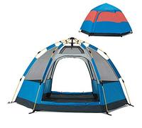 Tienda Familiar al Aire Libre Dos métodos de Uso Una Carpa Impermeable Liviana 2-3 Personas Tienda Azul al Aire Libre Family Corte Family