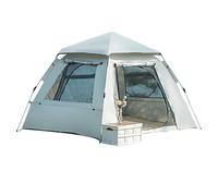 Tienda familiar para camping, estructura plegable de montaje fácil, tienda exterior para la familia, para adultos, adolescentes, parejas, excursiones y montañismo