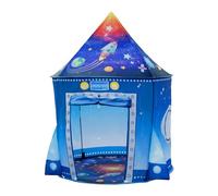 Tienda Infantil Interior al Aire Libre Cohete Tienda de Juegos Infantil Astronauta Espacio para niños niñas Tipi Juego emergente portátil con Bolsa de Transporte para CAS