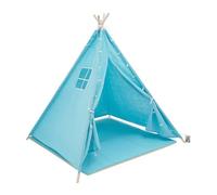 Tienda infantil plegable Tipi infantil con alfombra y ventana, cadena de lámparas, para sala de estar, habitación infantil, dormitorio, camping