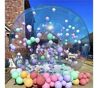 Tienda Inflable de la Burbuja al Aire Libre , Tienda de Burbujas Inflable, Invernadero Tipo túnel con Bomba de Aire y soplador, Varios tamaños.(4M)
