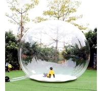 Tienda Inflable de la Burbuja al Aire Libre ， Tienda de campaña Inflable con soplador, Transparente, for Exteriores, for Acampar y observar Estrellas, de 4 a 6 m(D,6M)