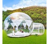 Tienda Inflable de la Burbuja al Aire Libre ， Tienda de campaña Inflable de Burbujas de un Solo túnel con soplador for Acampar en Interiores y Exteriores, Varios tamaños