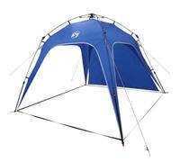 Tienda instantánea para 4 personas con montaje rápido y estructura de acero | 4 personas, montaje rápido, acero plegable, cremallera oculta, cuerdas de 300 cm, 8 piquetas de 5 mm, bolsa de transporte