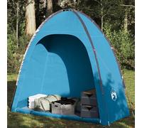 Tienda Lateral, Material Poliéster 185T con Revestimiento de PU, Impermeable y Resistente al Viento, Tienda de Campaña Familiar, Tenda Campismo,Color Azul, 198x85x191 cm