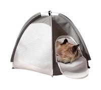 Tienda para Gatos,Cama Plegable con Malla Transpirable - Tienda Cama para Gatos con Puerta Que Incorpora Una Cremallera,para Dormitorio Apartamento Residencia Estudiantil Patio Balcón Porche Hogar