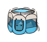 Tienda para Gatos - Parque para Gatos de Interior con Malla Semicerrado,Transportín Jaula Transpirable para Cachorros Hurón Erizo Cobaya Hámster Aves Pequeñas Gatito Viaje Camping