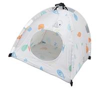 Tienda para Mascotas con Estampado de Dibujos Animados, Tienda portátil para Gatos y Otras Mascotas pequeñas, Corral Interior Plegable con Tela Desmontable y Lavable, recinto de