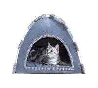 Tienda para perros de interior, cueva suave y cálida acolchada de peluche | Caseta portátil para perros | Para animales domésticos, , conejos, cachorros, invierno, frío y sueño
