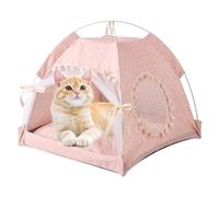 Tienda para perros y gatos - Tienda para mascotas de interior, casa para dormir de la princesa | Caseta para mascotas de tejido transpirable con estructura robusta, acogedora lugar de descanso para G