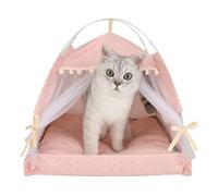 Tienda para perros y gatos - Tienda para mascotas de interior, casa para dormir de la princesa | Caseta para mascotas de tejido transpirable con estructura robusta, acogedora lugar de descanso para G