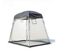 Tienda Pesca Tienda Deportiva Impermeable con Burbujas de Cristal Transparente Vista 270° for una fácil instalación, Ideal for Pescar y Acampar en un jardín cálido(Black)