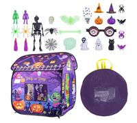Tienda Playhouse - Tienda de campaña para Halloween - Tienda de interior - Espacio de juego plegable y ventilado para niños - Tienda de juegos para fácil montaje para interiores y exteriores