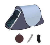 Tienda Pop-up Para Camping | Tienda Familiar Instantánea - 1-2 Configuración De Protector Solar Automático SHELTER INSTANT INSTANT Para Camping Senderismo Viajes
