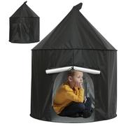 Tienda Sensorial para NiñOs Blackout Play Tienda con Un CojíN Grueso Y Una Carpa Emergente De Juego Emergente De Puerta Enrollable para NiñOs Interiores Juega Duerme Leer