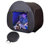 Tienda sensorial para niños, tienda opaca emergente con bolsa de viaje, diseño portátil para privacidad, protección del sueño y juego seguro, marco flexible ideal para leer y jugar