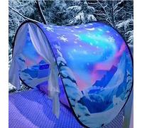 Tiendas de campaña de fantasía Divertidas, Plegables, para Exteriores, Interiores, sueños, tamaño Individual, para niños y niñas, Carpas Infantiles, Casas de Juegos (Maravillas de Invierno)