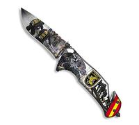 Tiendas LGP Albainox - 18460-A - H. 8,2 cm. Navaja ALBAINOX - Geo Impresión Fotográfica 3D -Herramienta para Caza, Pesca, Camping, Outdoor, Supervivencia y Bushcraft