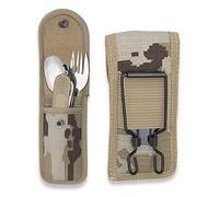 Tiendas LGP, ALBAINOX - 33041- Set Cubiertos multiusos, Navaja Plegable, Cuchara y Tenedor, Supervivencia y Bushcraft