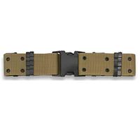 Tiendas LGP Albainox- Cinturòn Ajustable, 122X5,5 cm. Coyote, Hebilla PVC, Militar, Supervivencia 34894-CO
