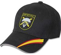 Tiendas LGP- Barbaric- Gorra Bordada Brigada Paracaidista BRIPAC, Talla única. con Presilla de adaptación, Color Negro