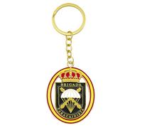 Tiendas LGP - Barbaric, Llavero Brigada Paracaidista Bripac, metálico, esmaltado en colores